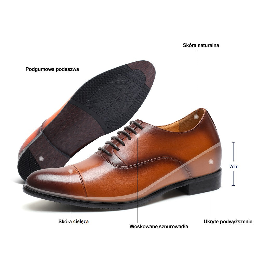 BUTY PODWYŻSZAJĄCE VITTORIO +7 CM