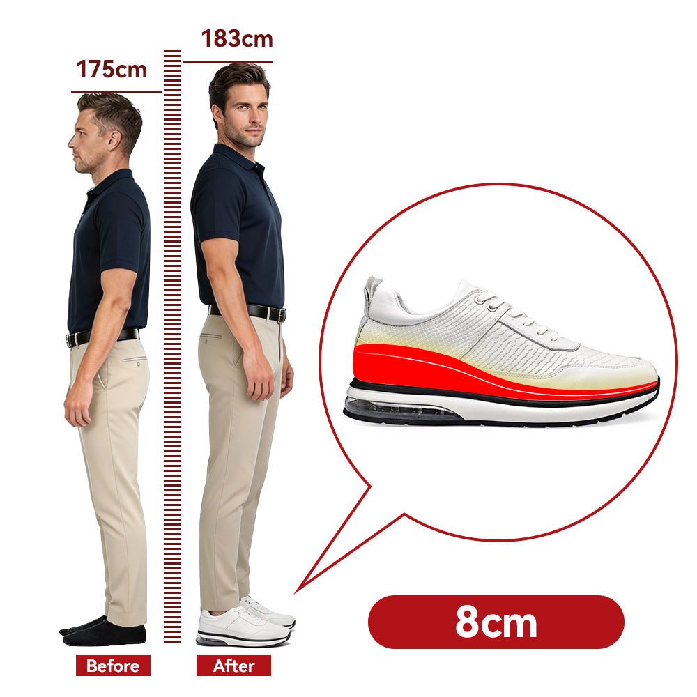 CHAUSSURES REHAUSSANTES HOMME ARTURO +8 CM