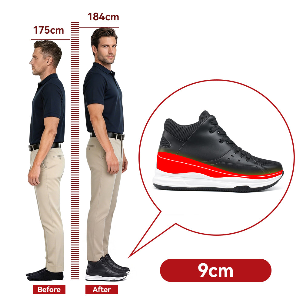 CHAUSSURES REHAUSSANTES HOMME CAMILO +9 CM