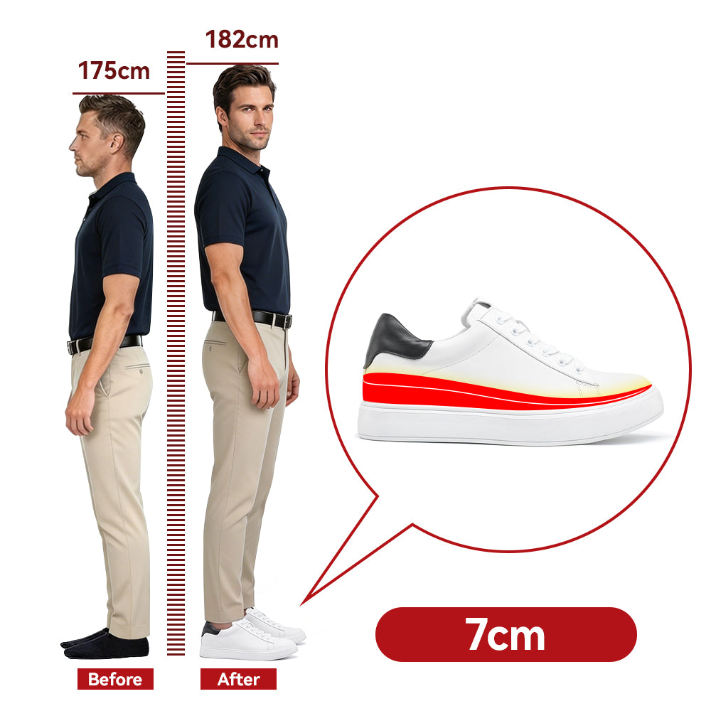 CHAUSSURES REHAUSSANTES HOMME CLAUDIO +7 CM