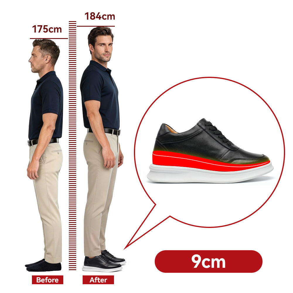 CHAUSSURES REHAUSSANTES HOMME FILIPO +9 CM