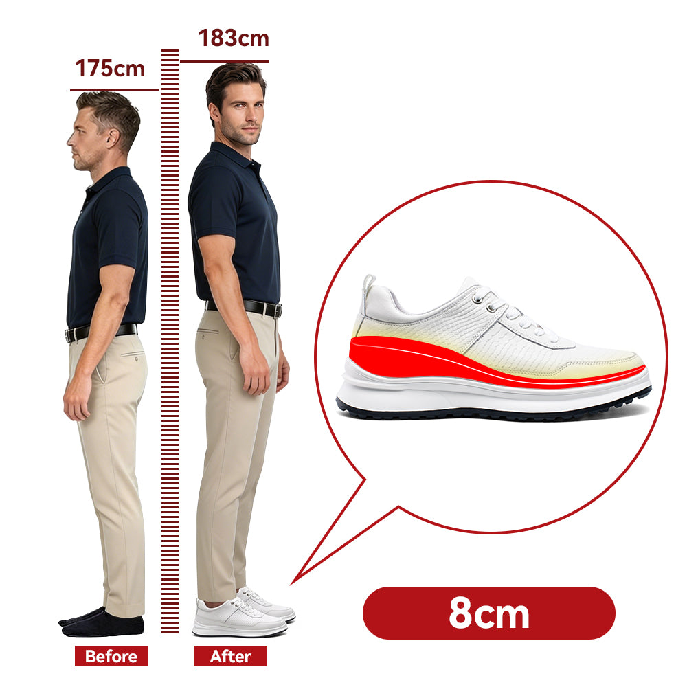 CHAUSSURES REHAUSSANTES HOMME MASI +8 CM