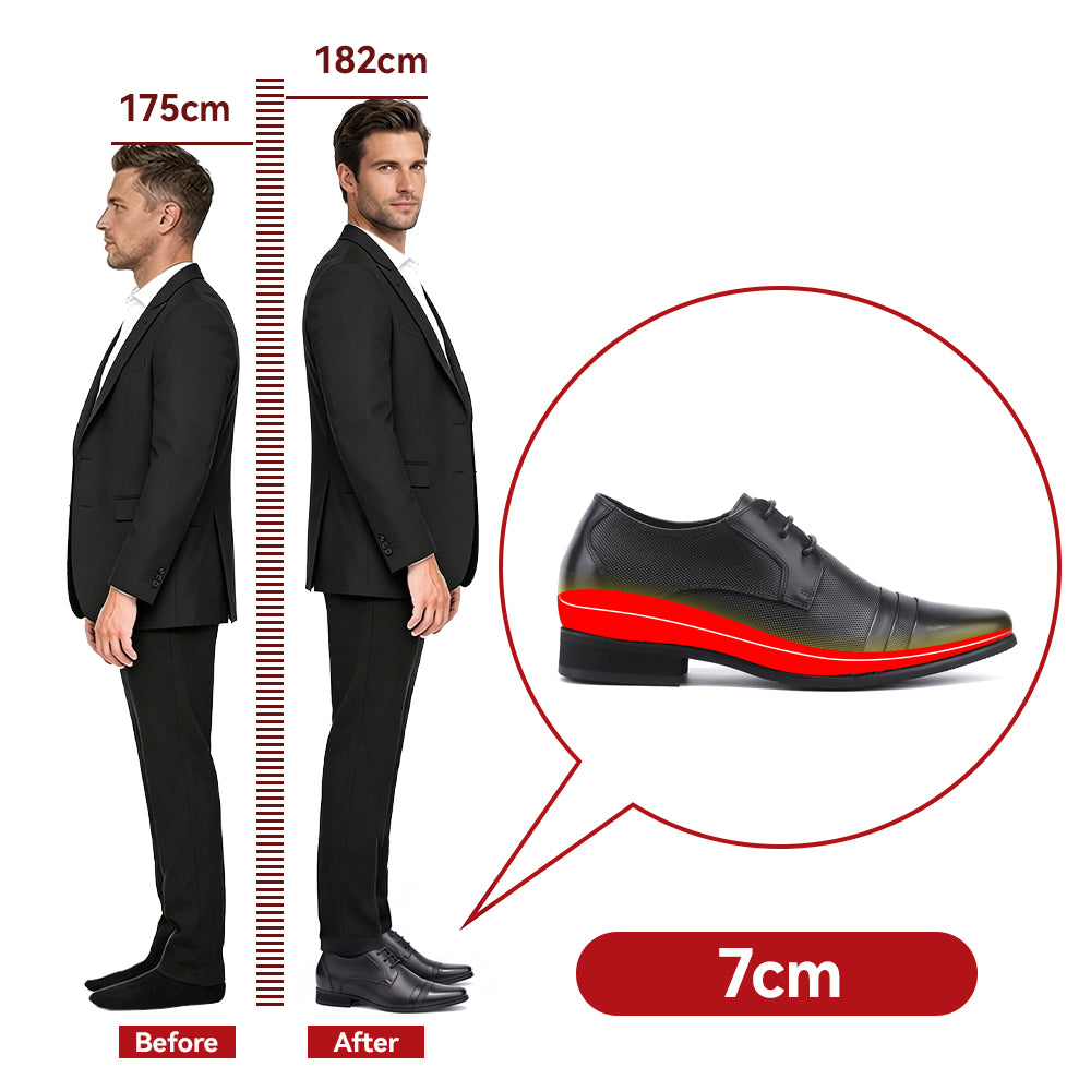 CHAUSSURES REHAUSSANTES HOMME MAURIZIO +7 CM