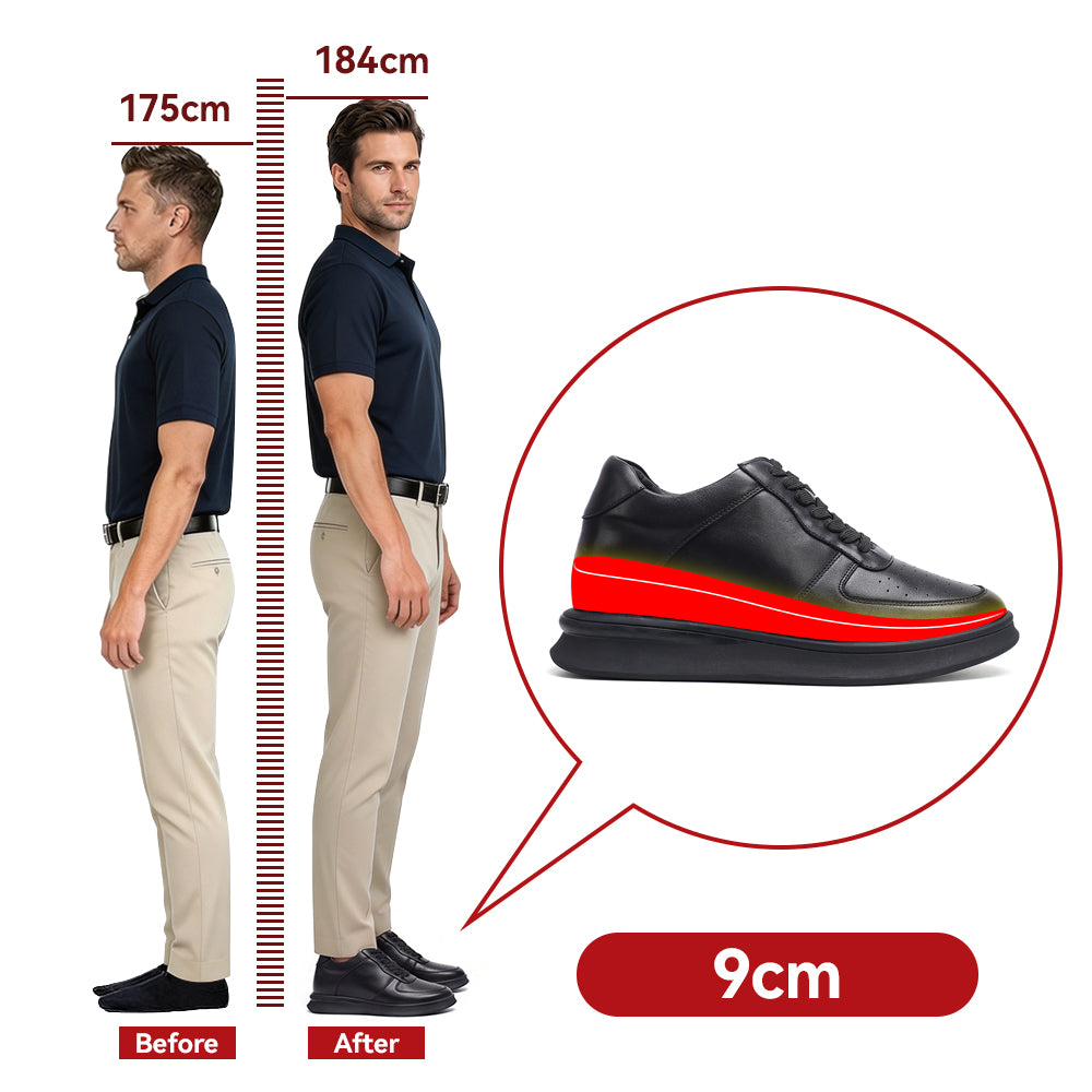 CHAUSSURES REHAUSSANTES HOMME MILANO +9 CM