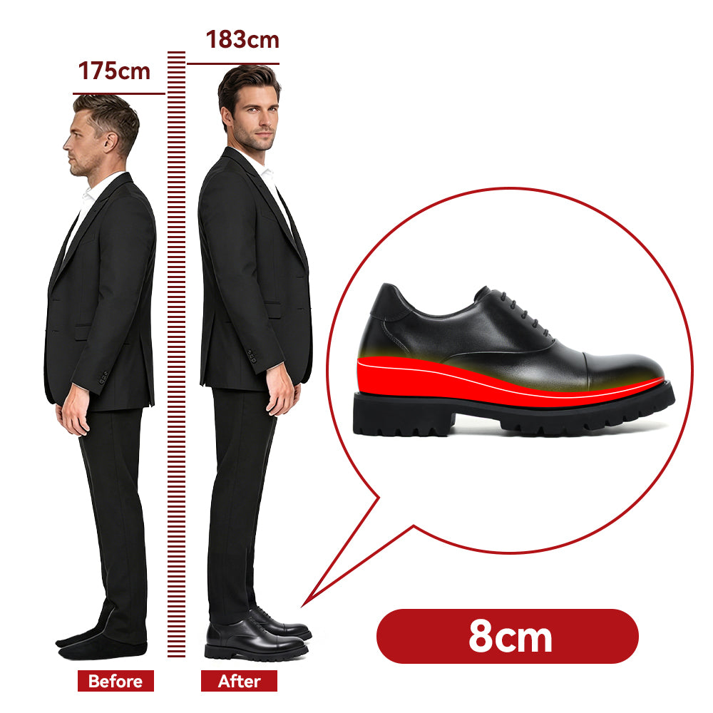 CHAUSSURES REHAUSSANTES HOMME PLACIDO +8 CM