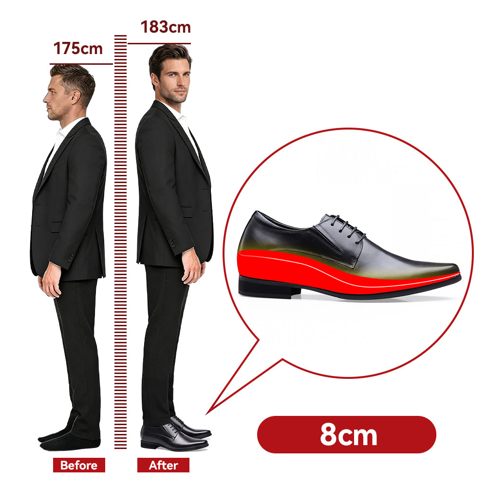 CHAUSSURES REHAUSSANTES HOMME ROSSI +8 CM