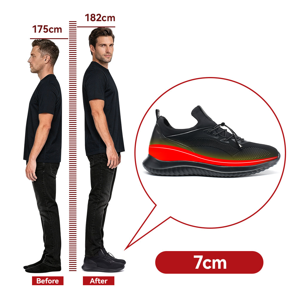CHAUSSURES REHAUSSANTES HOMME SEBASTIANO +7 CM