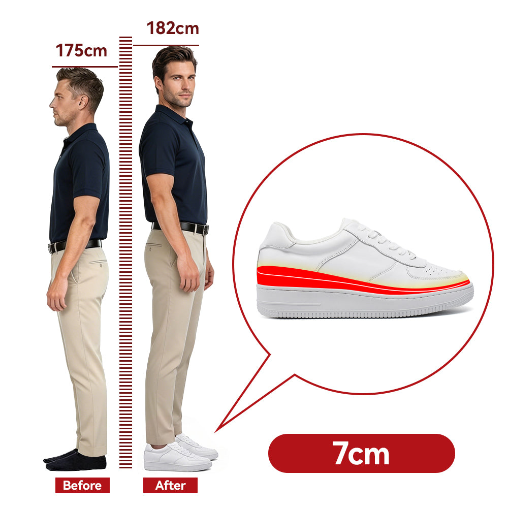 CHAUSSURES REHAUSSANTES HOMME SERAFINO +7 CM