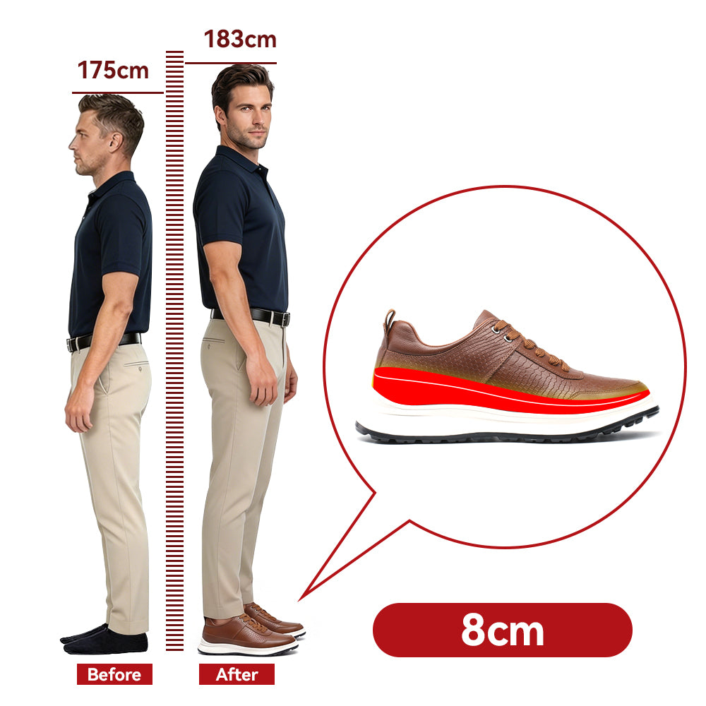 CHAUSSURES REHAUSSANTES HOMME TOSA +8 CM