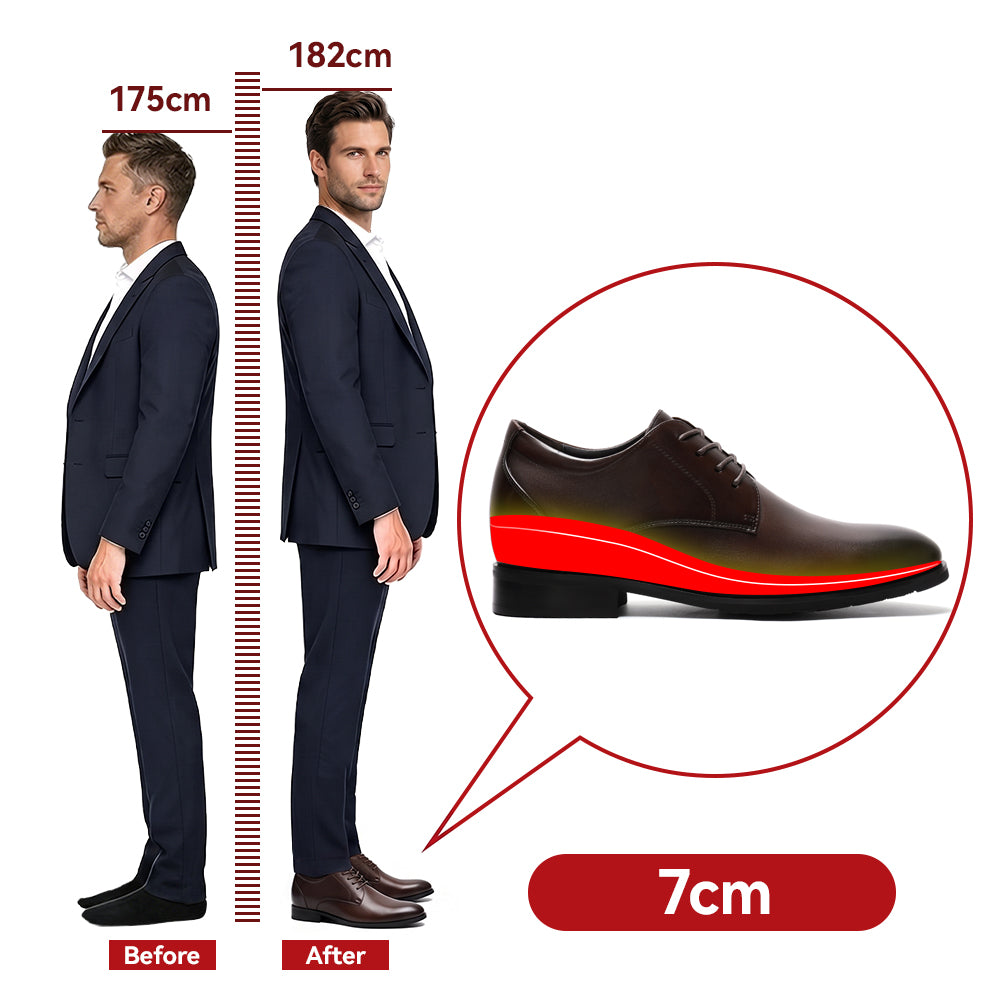 CHAUSSURES REHAUSSANTES HOMME VALERIO +7 CM