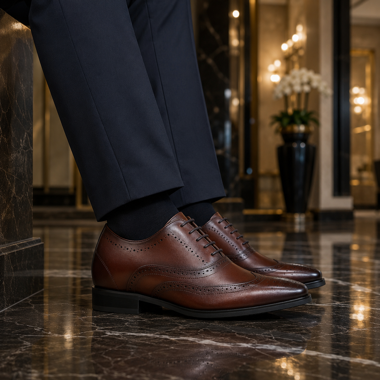 CHAUSSURES REHAUSSANTES HOMME SIMONE +7 CM