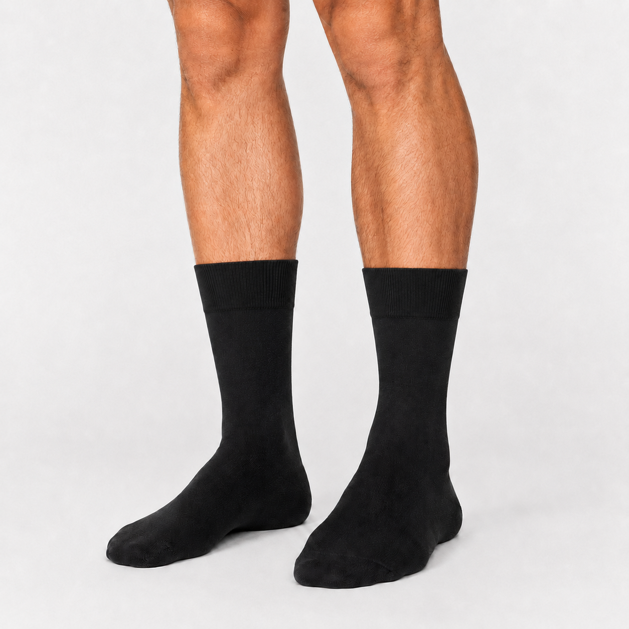 Chaussettes Premium Noires Faretti – Coton Mercerisé Noble