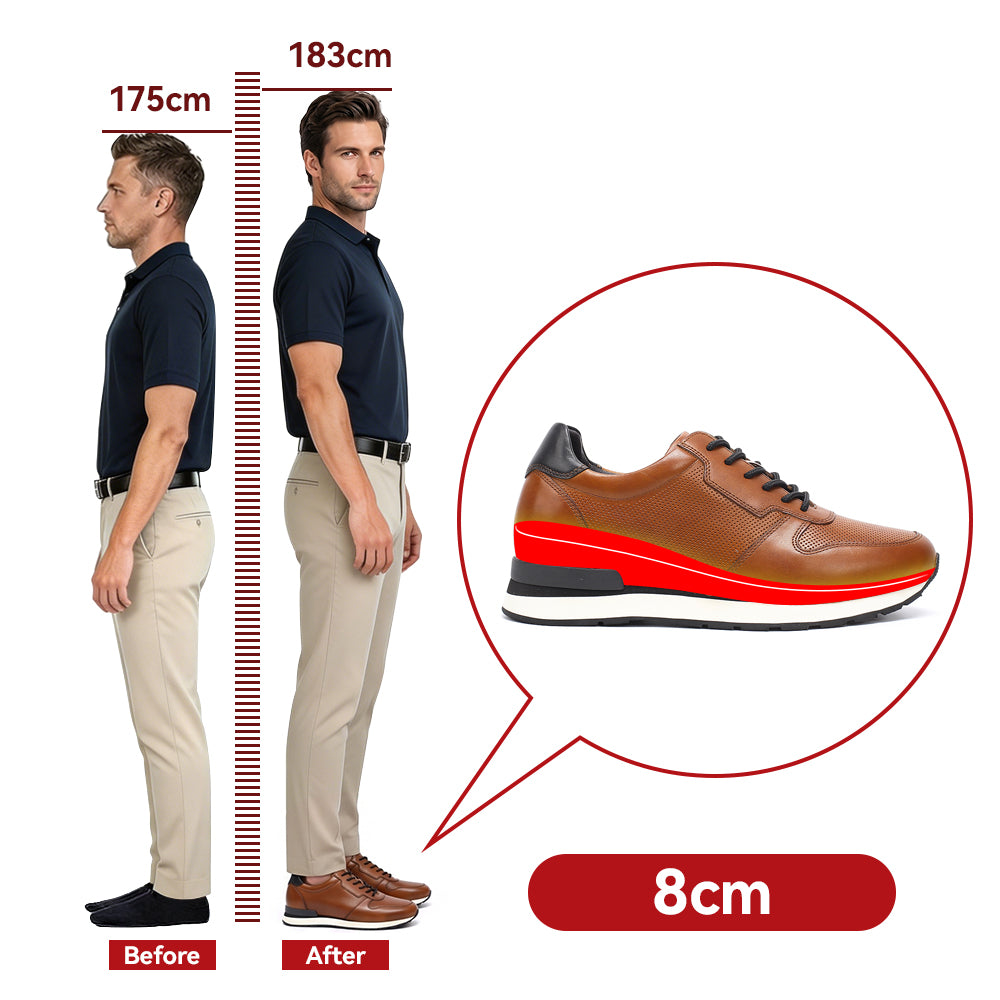 CHAUSSURES REHAUSSANTES HOMME ALONZO +8 CM