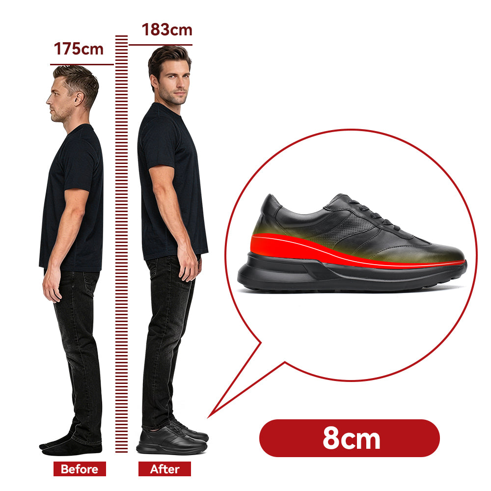 CHAUSSURES REHAUSSANTES HOMME BORIS +8 CM