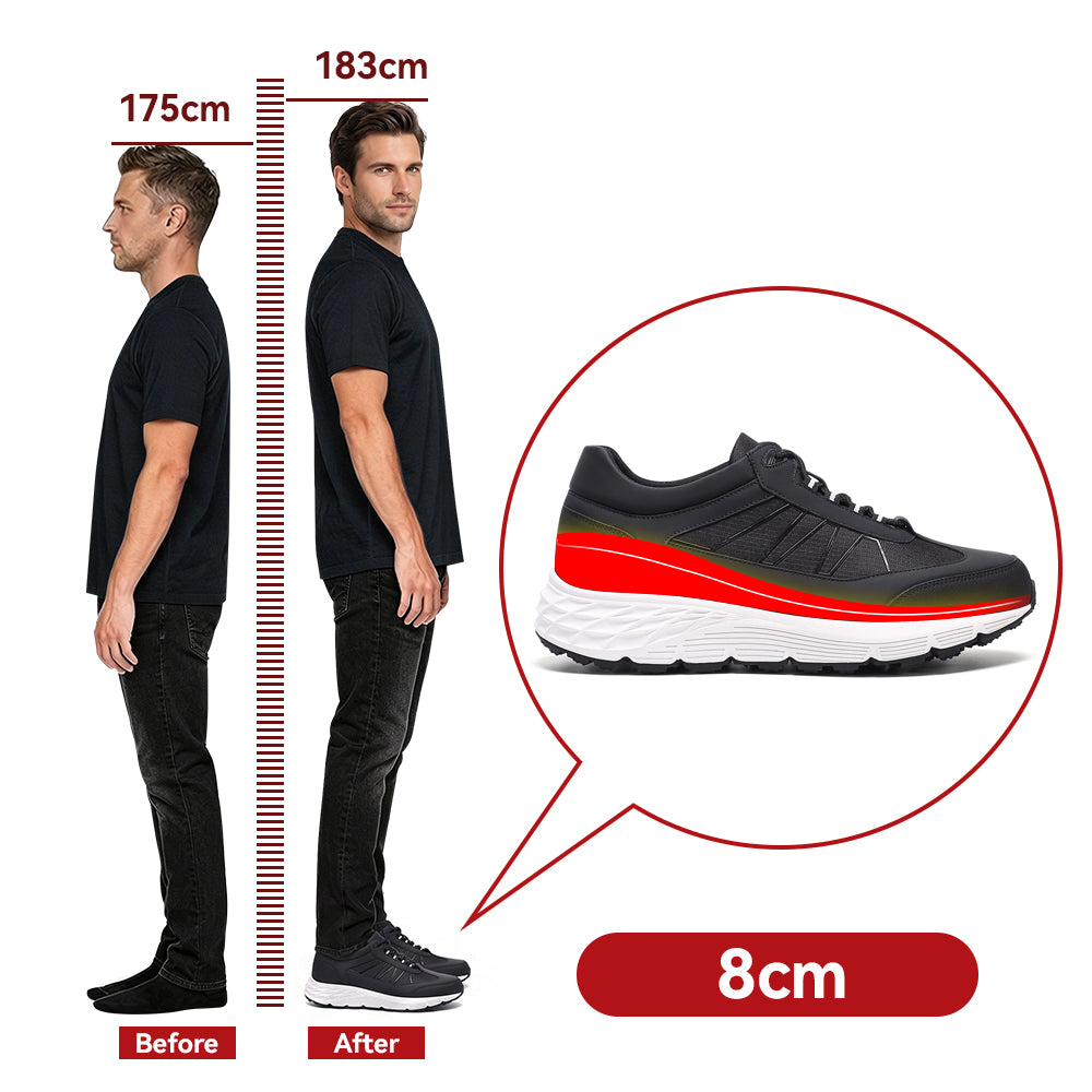 CHAUSSURES REHAUSSANTES HOMME CARMELO +8 CM