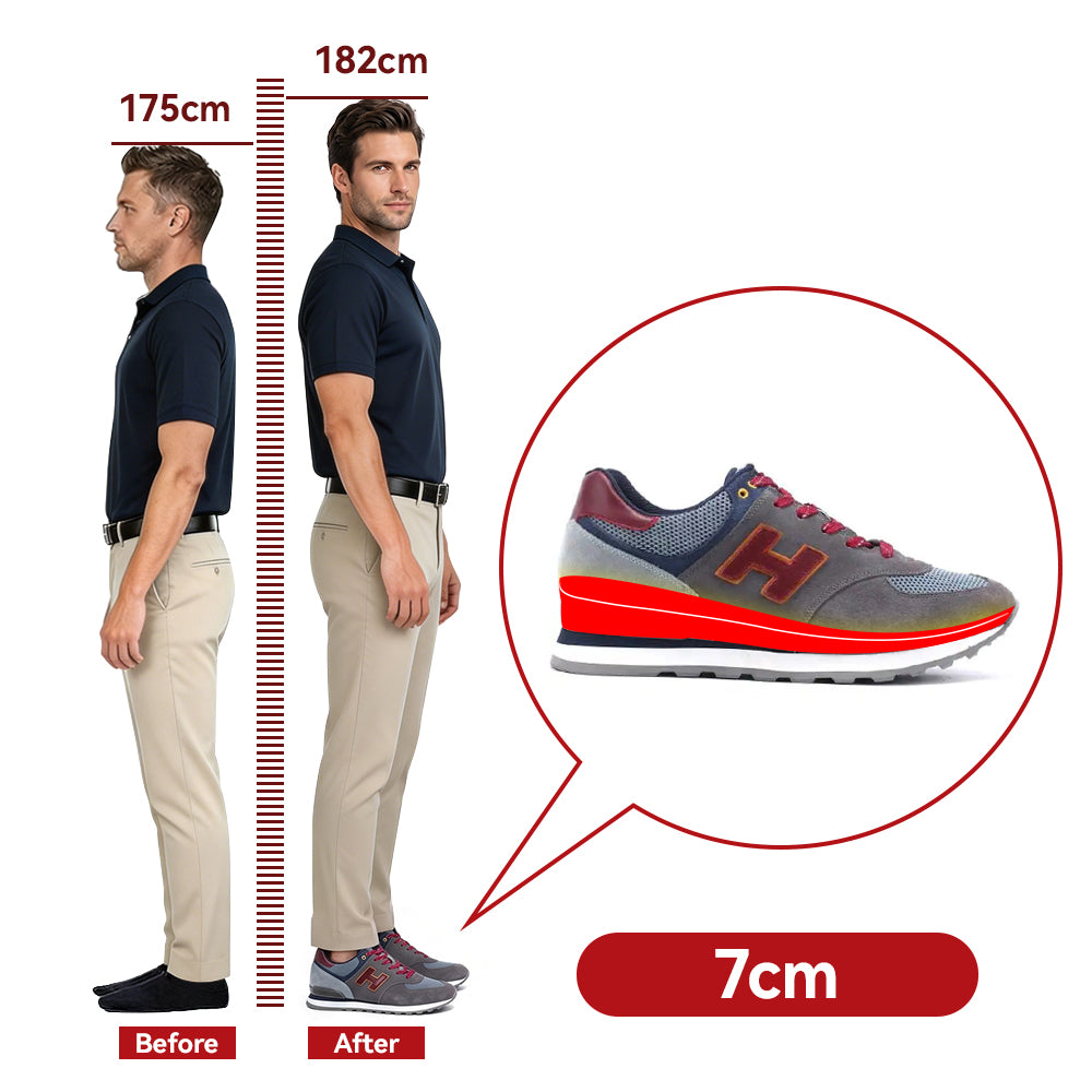 CHAUSSURES REHAUSSANTES HOMME ETTORE +7 CM