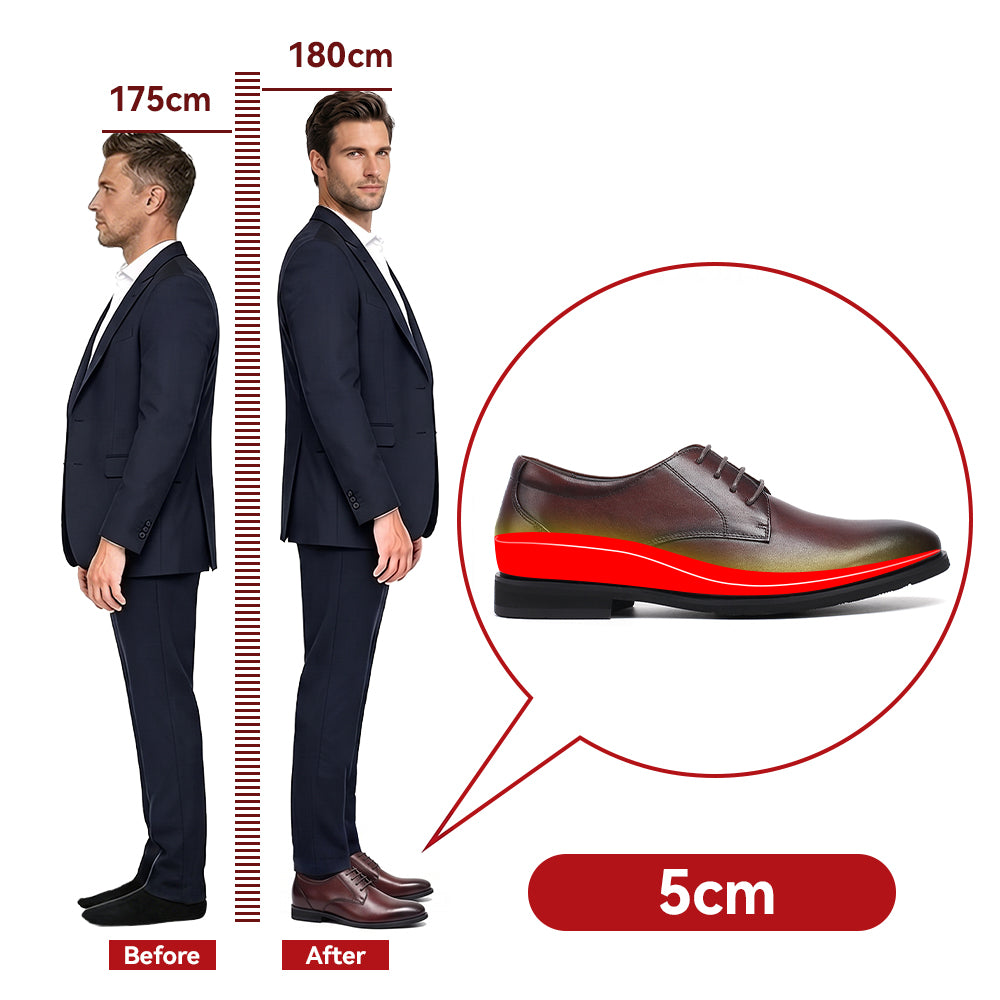 CHAUSSURES REHAUSSANTES HOMME FABIO +5 CM