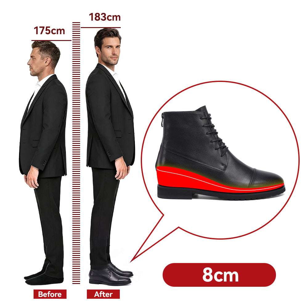 CHAUSSURES REHAUSSANTES HOMME FRANCESCO +8 CM