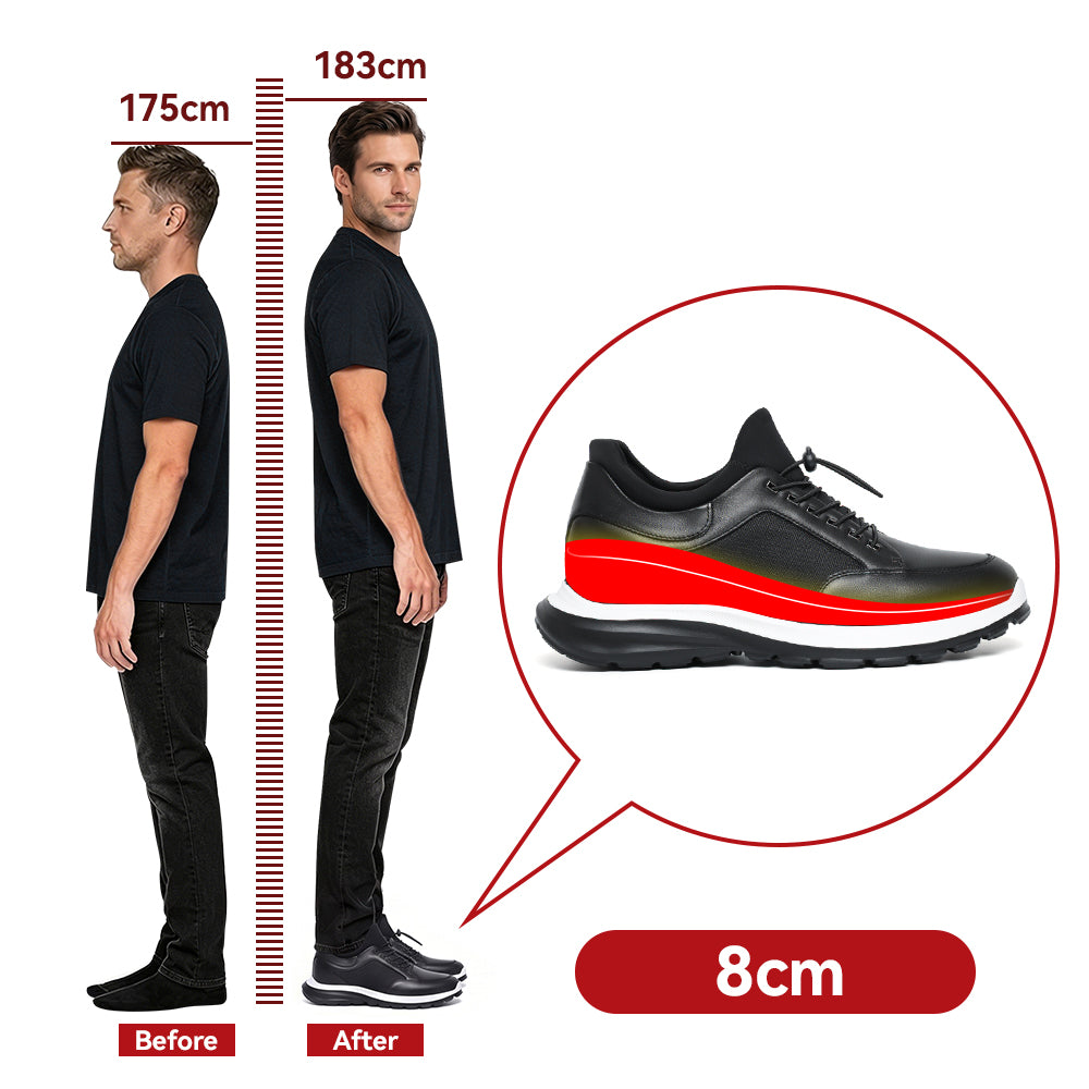 CHAUSSURES REHAUSSANTES HOMME GERARDO +8 CM