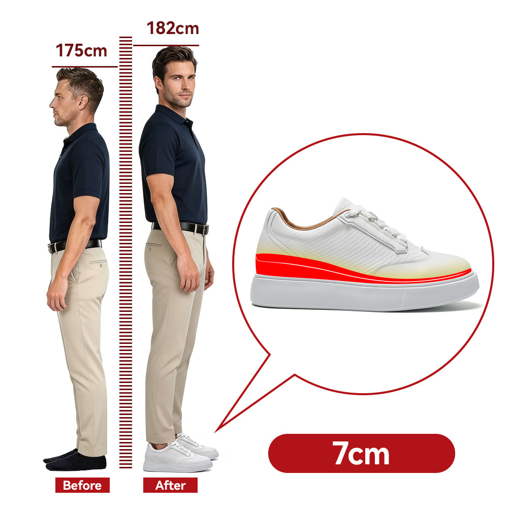 CHAUSSURES REHAUSSANTES HOMME IGNAZIO +7 CM