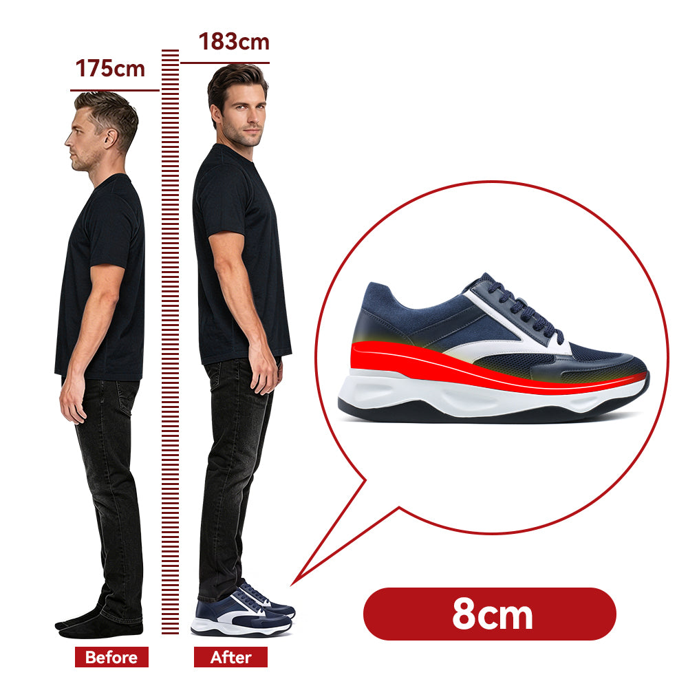 CHAUSSURES REHAUSSANTES HOMME RICARDO +8 CM