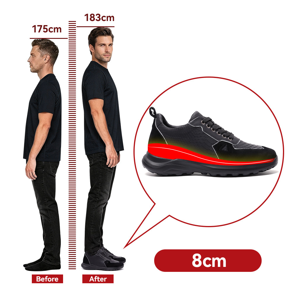 CHAUSSURES REHAUSSANTES HOMME SEVERINO +8 CM