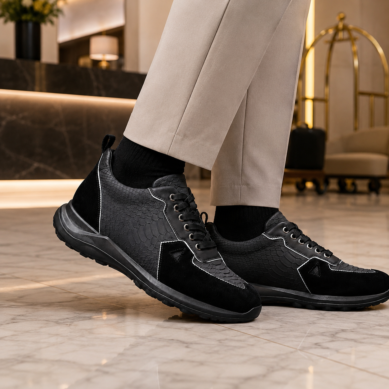 CHAUSSURES REHAUSSANTES HOMME SEVERINO +8 CM