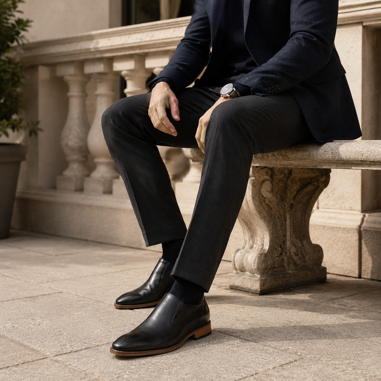 CHAUSSURES REHAUSSANTES HOMME OLIVIERO +7 CM